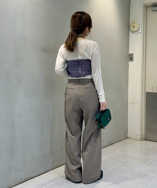 ナツハさんの「BEAMS WOMEN｜ARROW NOVELTY / コンチョ ベルト 22FW」を使ったコーディネート