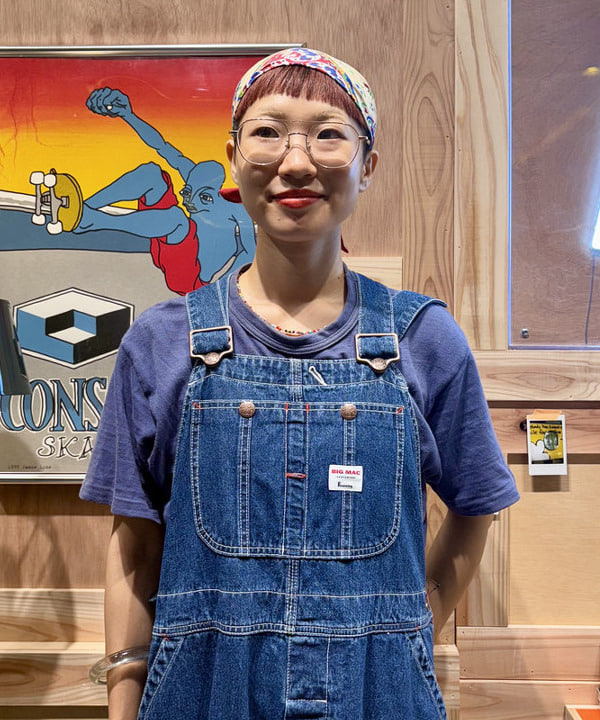 みりさんの「【別注】BIGMAC / デニム オーバーオール 25SS」を使ったコーディネート