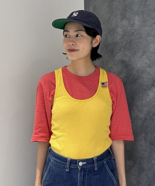葵さんの「BEAMS WOMEN｜【別注】Healthknit / ソフト スラブ Tシャツ」を使ったコーディネート