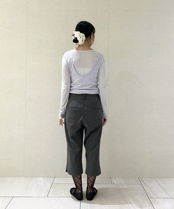 SAEさんの「BEAMS WOMEN｜ストレッチ カプリ パンツ」を使ったコーディネート