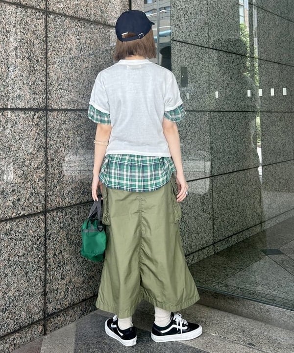 小原 もこさんの「BEAMS WOMEN｜【別注】NEW ERA / 940 Easy Snap MLB」を使ったコーディネート