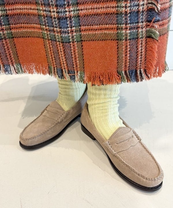 おのすさんの「BEAMS WOMEN｜ハリスツイード フリンジ スカート」を使ったコーディネート