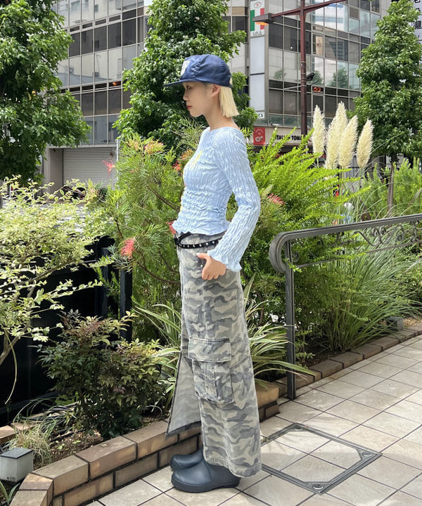 あさひさんの「BEAMS WOMEN｜ダブル レザー ベルト」を使ったコーディネート