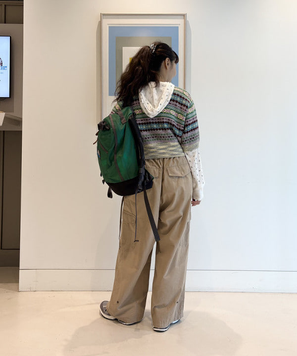 おのすさんの「BEAMS WOMEN｜maturely / コットン シルク ジッパー カーゴパンツ」を使ったコーディネート