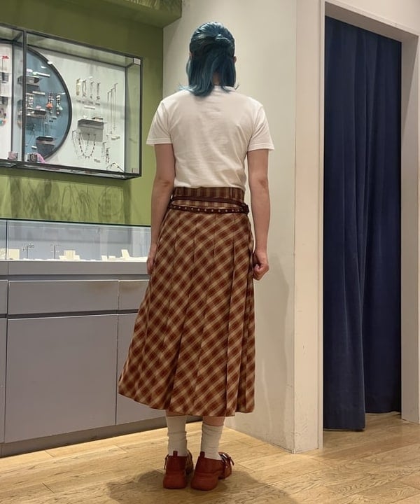 ゆいさんの「BEAMS WOMEN｜チェック プリーツ スカート」を使ったコーディネート