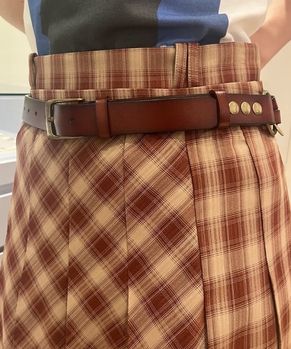 ゆいさんの「BEAMS WOMEN｜チェック プリーツ スカート」を使ったコーディネート