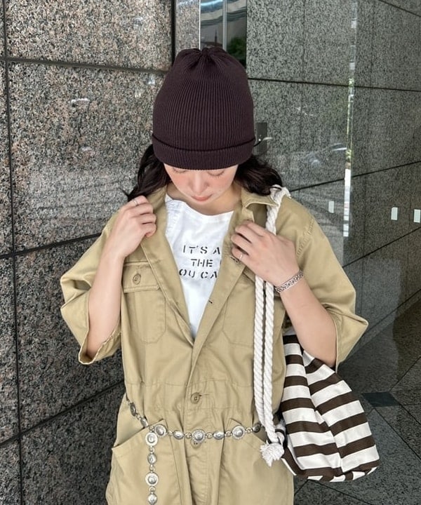 ばるたんさんの「BEAMS WOMEN｜マリン バッグ」を使ったコーディネート