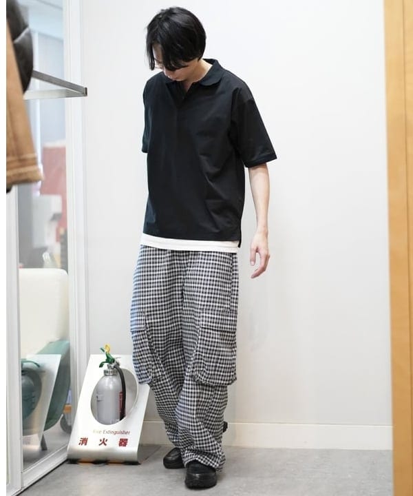 SUDOさんの「BEAMS WOMEN｜チェック カーゴ パンツ」を使ったコーディネート
