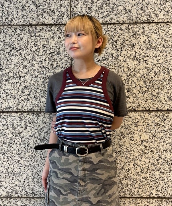 あすかさんの「BEAMS WOMEN｜カーゴ ポケット タイト スカート」を使ったコーディネート