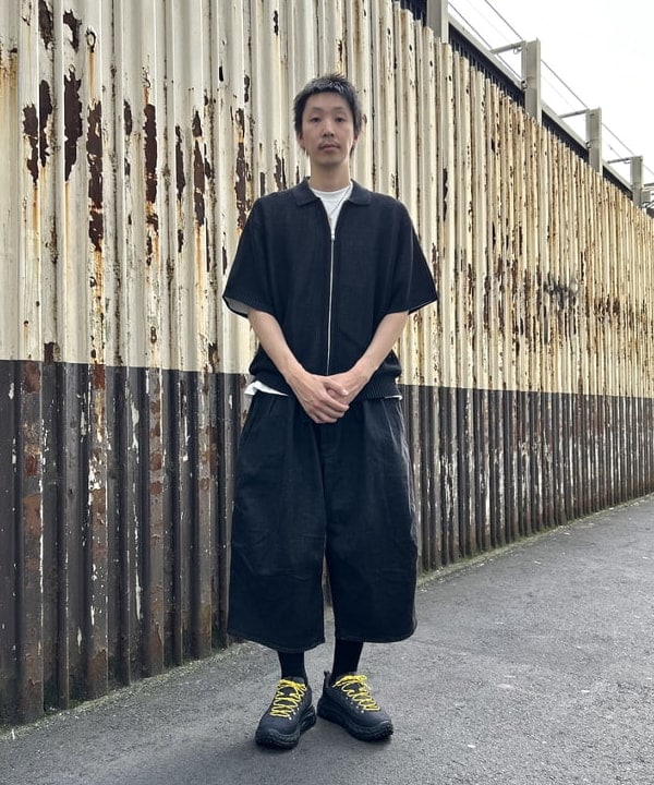 rogiさんの「BEAMS WOMEN｜メッシュ ニット ポロシャツ」を使ったコーディネート