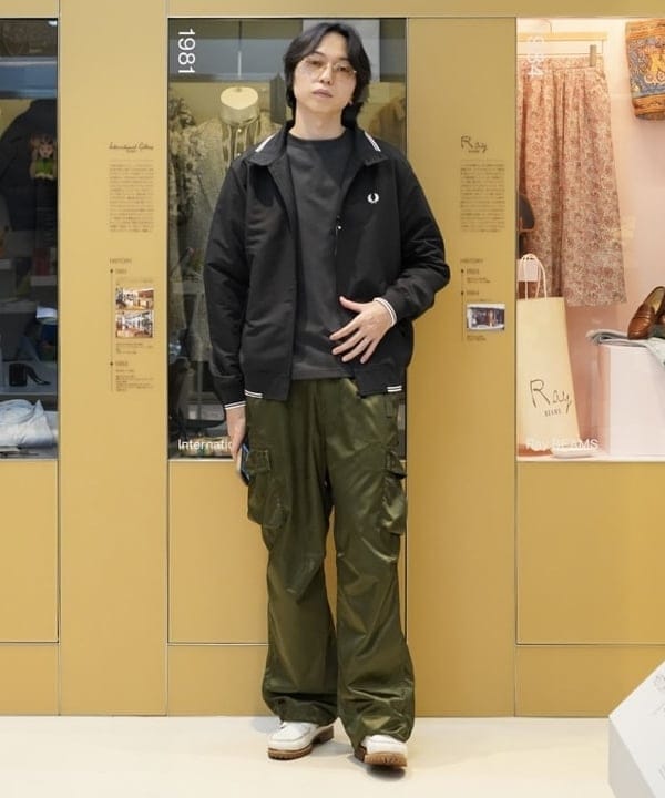 SUDOさんの「BEAMS WOMEN｜【別注】FRED PERRY / ハリントン?ジャケット 25FW」を使ったコーディネート