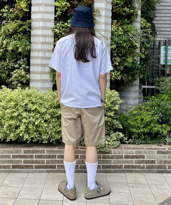 こたろうさんの「BEAMS WOMEN｜ベーシック チノショーツ」を使ったコーディネート