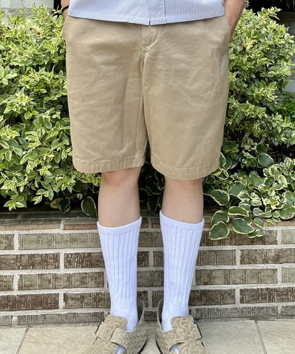 こたろうさんの「BEAMS WOMEN｜ベーシック チノショーツ」を使ったコーディネート