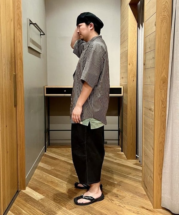 新里 京介さんの「BEAMS WOMEN｜【別注】KANGOL / TROPIC GALAXY ベントエアー」を使ったコーディネート