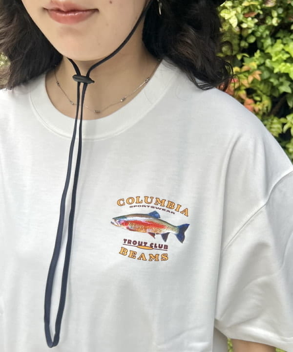 ばるたんさんの「BEAMS WOMEN｜【別注】Columbia / GRAPHIC TEE」を使ったコーディネート