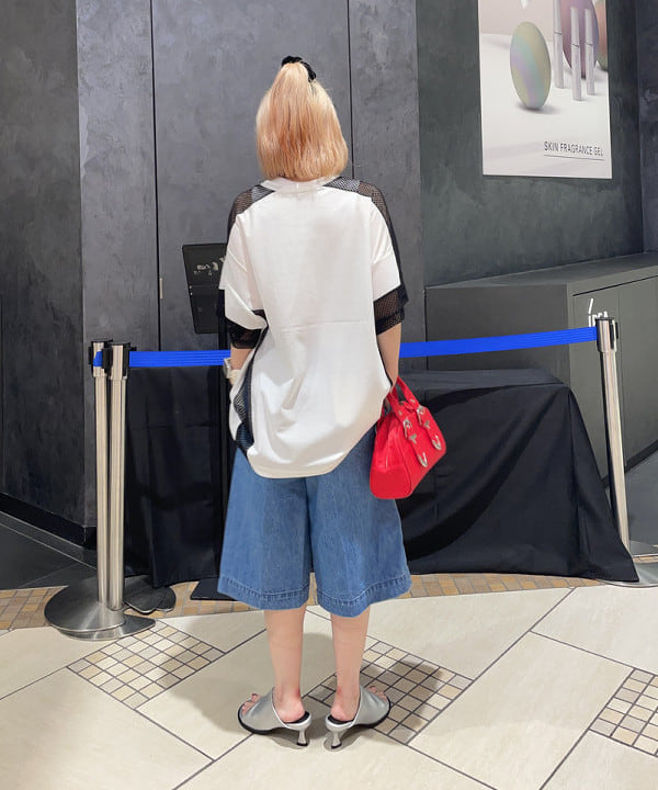 まゆちゃんさんの「BEAMS WOMEN｜FARAH / No Tuck Wide Shorts」を使ったコーディネート