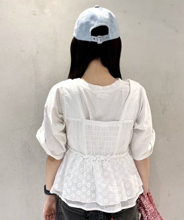 カタヤマ アヤさんの「BEAMS WOMEN｜スエード調 キャップ」を使ったコーディネート