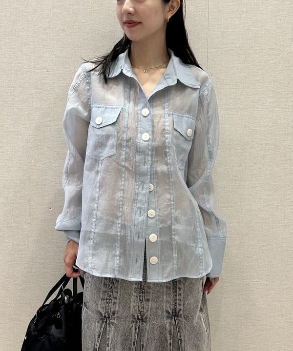ササキさんの「BEAMS WOMEN｜GHOSPELL / Runa Blouse」を使ったコーディネート