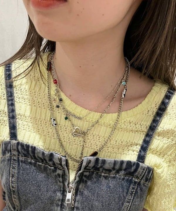 加歩さんの「BEAMS WOMEN｜シャーリング レース Tシャツ」を使ったコーディネート