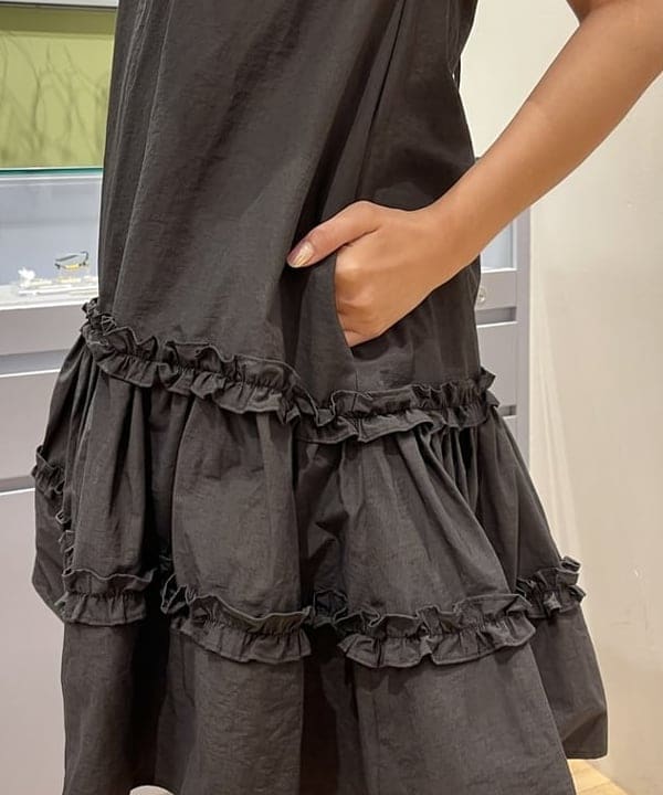 大木さんの「BEAMS WOMEN｜GHOSPELL / Nelle Mini Dress」を使ったコーディネート