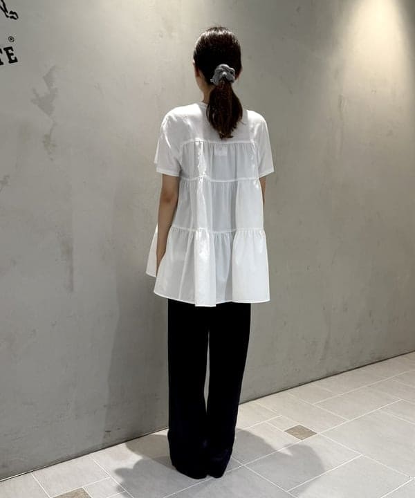 ヒライさんの「BEAMS WOMEN｜コンビ ティアード プルオーバー」を使ったコーディネート