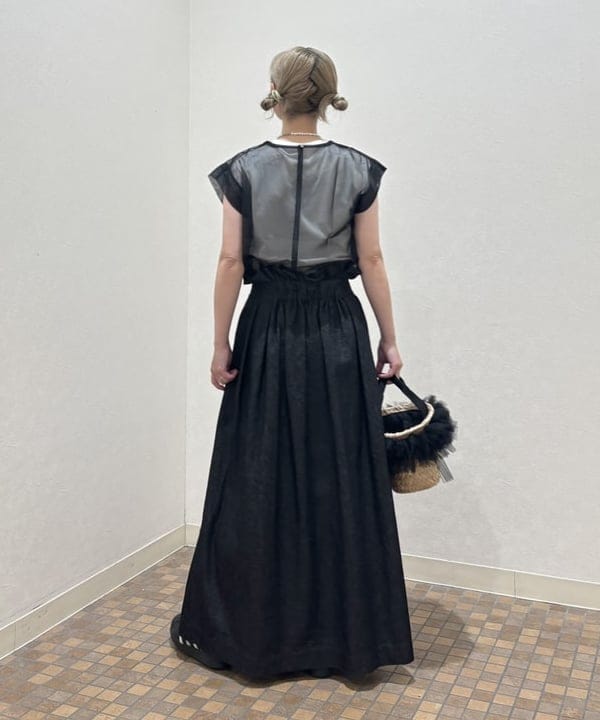 YABUさんの「BEAMS WOMEN｜RBS / シアー レイヤードロゴT」を使ったコーディネート