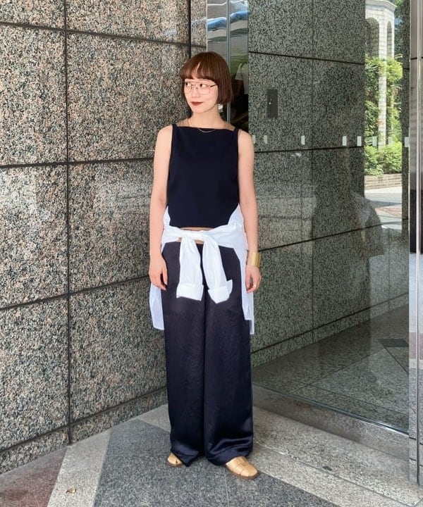 多田 日奈子さんの「BEAMS WOMEN｜ヘルシー ニット キャミソール .M」を使ったコーディネート