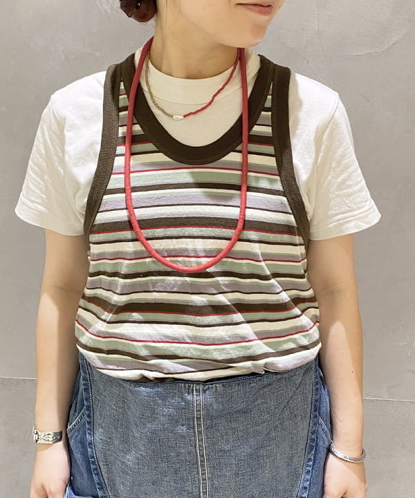 原口 愛さんの「BEAMS WOMEN｜organicsta / 2ロール ビーニー」を使ったコーディネート