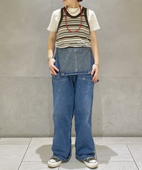 原口 愛さんの「BEAMS WOMEN｜organicsta / 2ロール ビーニー」を使ったコーディネート