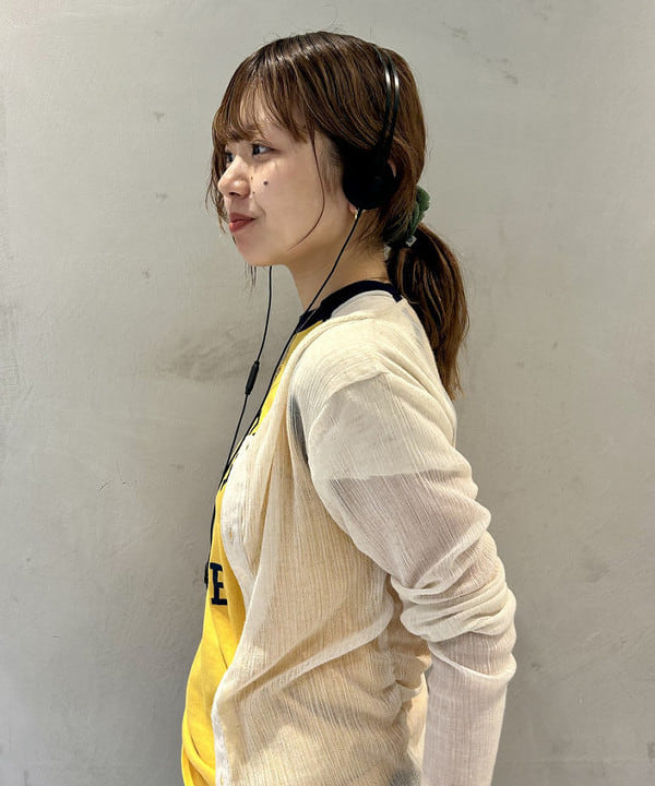 ナツハさんの「BEAMS WOMEN｜20mm ループ イヤーカフ」を使ったコーディネート