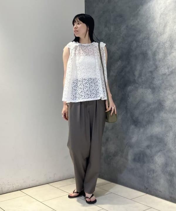 OSUMIさんの「BEAMS WOMEN｜イントレチャート ショルダーバッグ.」を使ったコーディネート