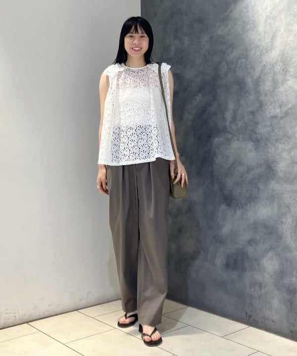 OSUMIさんの「BEAMS WOMEN｜イントレチャート ショルダーバッグ.」を使ったコーディネート