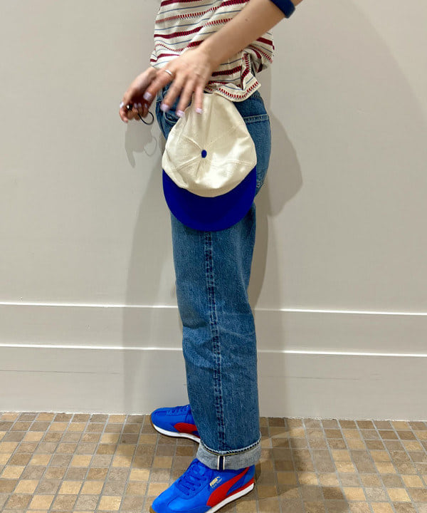 小原 もこさんの「BEAMS WOMEN｜【別注】orSlow / No.8 DENIM NEW」を使ったコーディネート