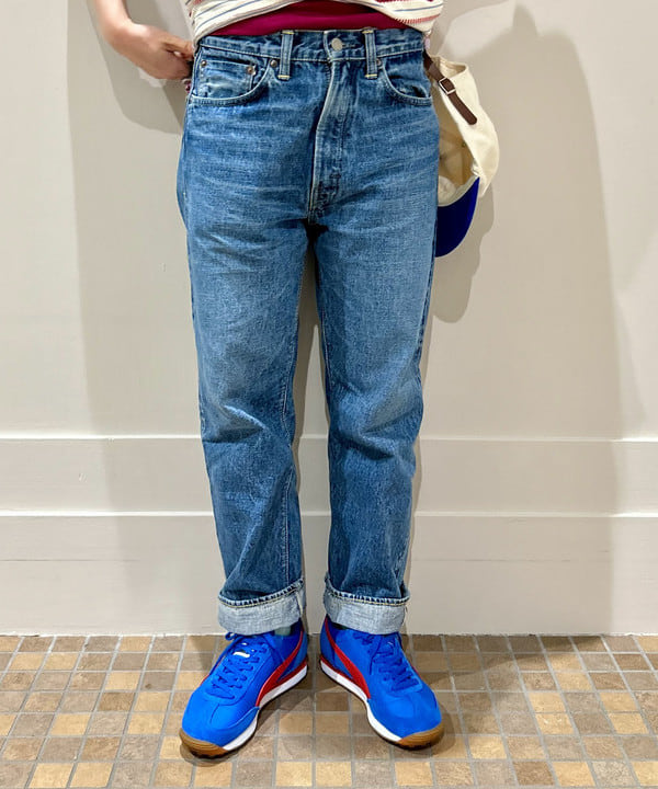 小原 もこさんの「BEAMS WOMEN｜【別注】orSlow / No.8 DENIM NEW」を使ったコーディネート