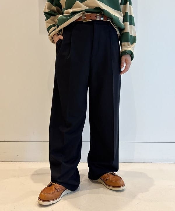 ナガオカ サキさんの「BEAMS WOMEN｜25mm レザー ベルト」を使ったコーディネート