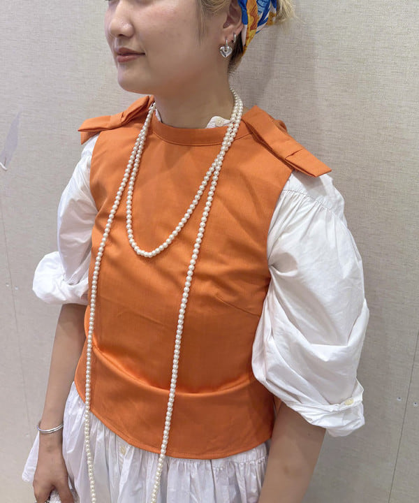 マツモト アカネさんの「BEAMS WOMEN｜sister jane / Neroli Bow Crop Top」を使ったコーディネート