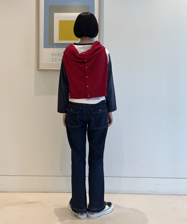 ミナミマリコさんの「BEAMS WOMEN｜BEAMS BOY / 2/2ソリッド リブ ソックス」を使ったコーディネート