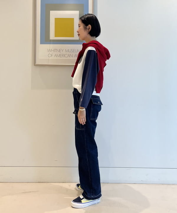 ミナミマリコさんの「BEAMS WOMEN｜BEAMS BOY / 2/2ソリッド リブ ソックス」を使ったコーディネート