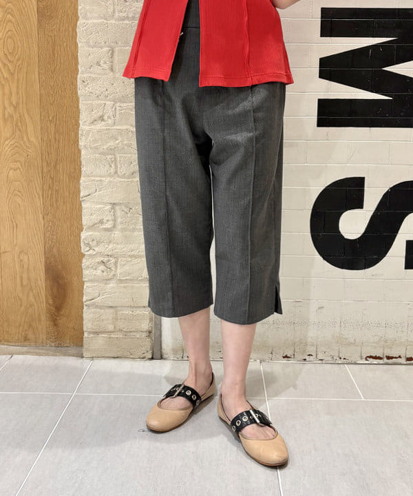 amaさんの「BEAMS WOMEN｜■リブ フロント スリット ノースリーブ カットソー」を使ったコーディネート