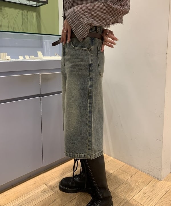 れいなさんの「BEAMS WOMEN｜デニム ハーフ パンツ」を使ったコーディネート