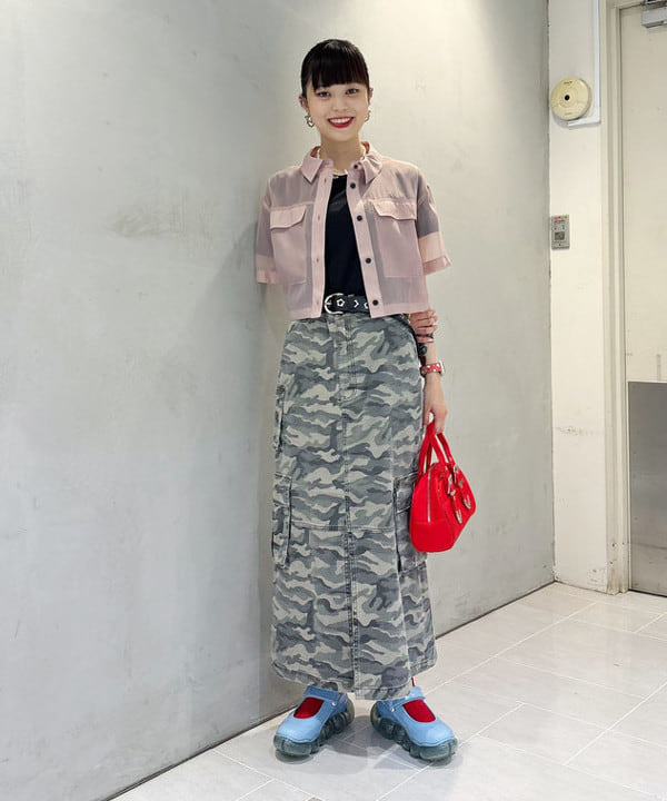 りかちょび/岸本梨佳さんの「BEAMS WOMEN｜ナイロン ボストン バッグ」を使ったコーディネート