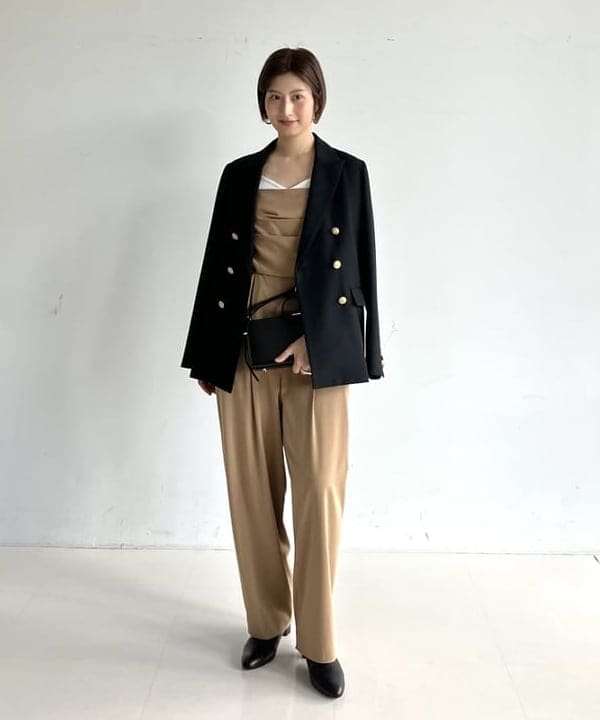 NATSUKIさんの「BEAMS WOMEN｜キュプラ ドレープ オールインワン」を使ったコーディネート