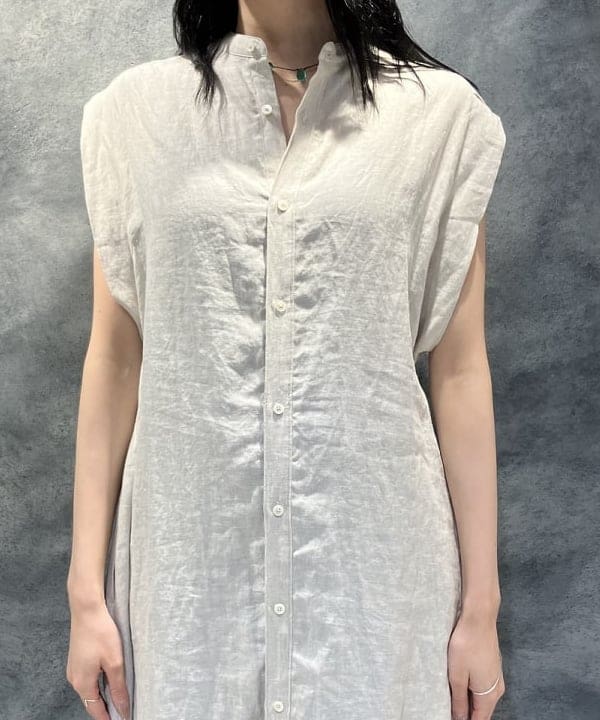 nodokaさんの「BEAMS WOMEN｜TICCA / リネン 2WAY フレンチスリーブ ワンピース」を使ったコーディネート