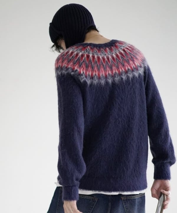 SUDOさんの「BEAMS WOMEN｜リラックスフィット 5ゲージ ノルディック シャギー ニット」を使ったコーディネート