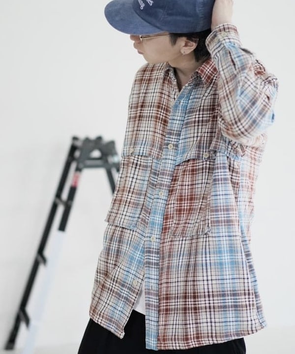 SUDOさんの「BEAMS WOMEN｜フランネル ワイド スラックス」を使ったコーディネート