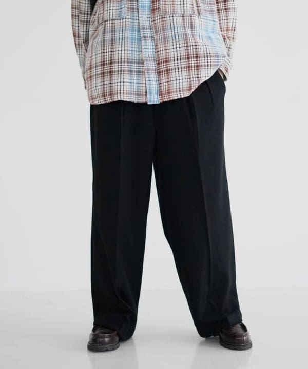 SUDOさんの「BEAMS WOMEN｜フランネル ワイド スラックス」を使ったコーディネート