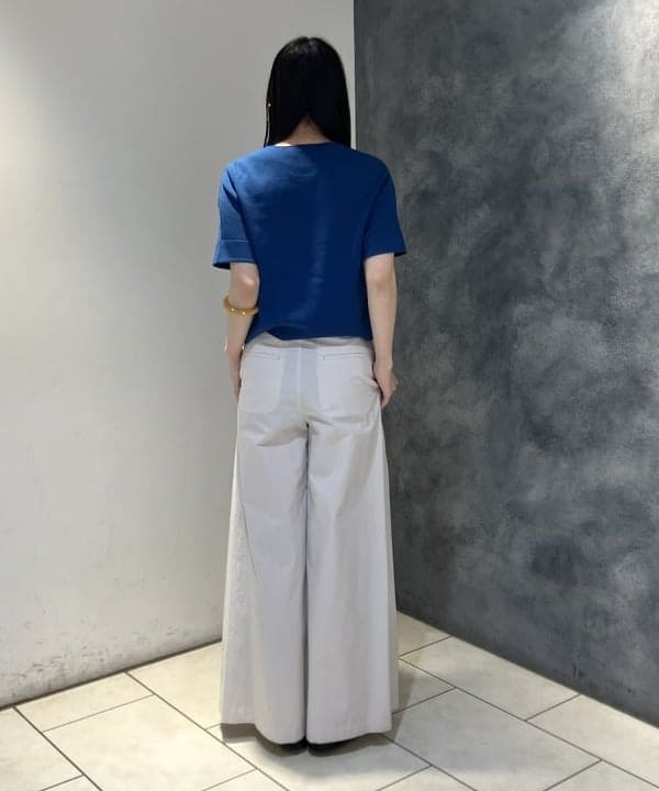 OSUMIさんの「BEAMS WOMEN｜AK+1 / 総針 ショート ニット」を使ったコーディネート