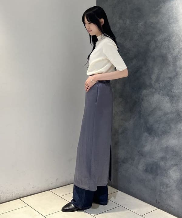 nodokaさんの「BEAMS WOMEN｜シンプル モックネック ニット .M」を使ったコーディネート