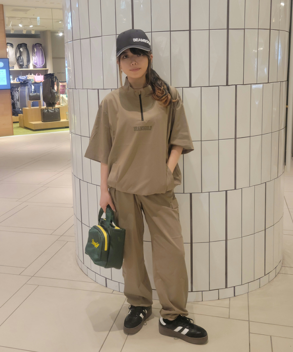 BEAMS - ビームスゴルフのニットチュニック BEAMS GOLF（ビームス ゴルフ）PURPLE LABEL / クレスト 総柄