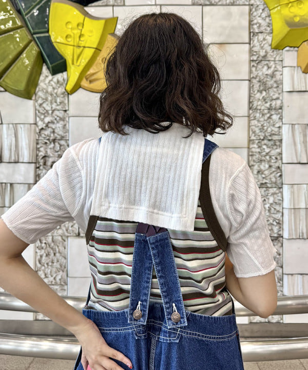 5cバロム OVERRIDE PAPER CROCHET ZIG-ZAG HAT | 58cm(58) BLACK (01